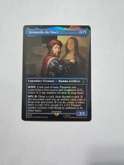 Leonardo da Vinci (Borderless) Universes Beyond: Assassin's Creed Foil - Image 1