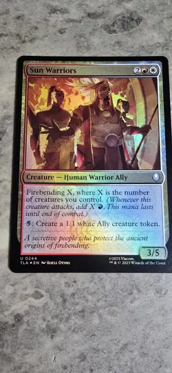 Sun warriors Avatar: The Last Airbender Regular Foil Creature Uncommom MTG NM - Image 1