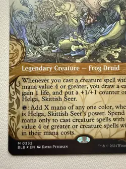 Helga, Skittish Seer (Showcase) - NM MTG Legendary Otter - Image 5