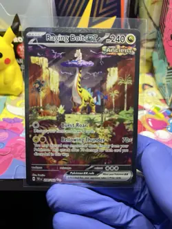 Pokemon TCG Raging Bolt EX 208/162 NM/Mint - Image 1