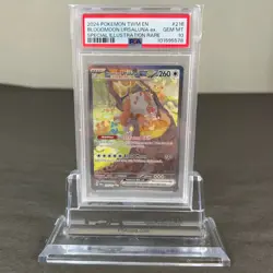 Pokemon Bloodmoon Ursaluna ex Twilight Masquerade SIR #216 PSA 10 Gem MINT - Image 1