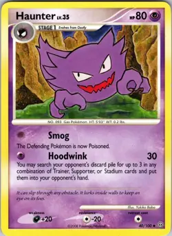 Haunter 40/100 Stormfront Pokemon TCG LP - Image 1