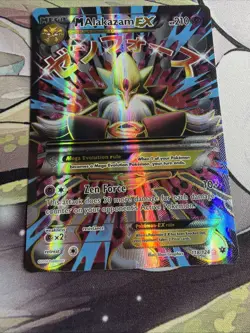 Mega M Alakazam EX 118/124- Full Art Pokemon Fates Collide 2016 - - Image 4