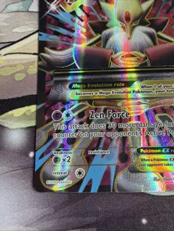 Mega M Alakazam EX 118/124- Full Art Pokemon Fates Collide 2016 - - Image 5