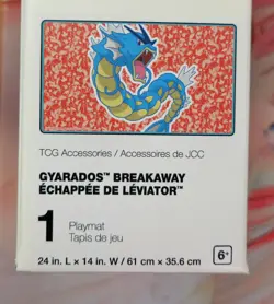New In Box - Playmat Mat - PokemonCenter - Gyarados Breakaway - Image 1