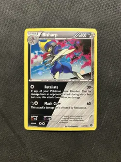 Pokemon TCG Bisharp 64/114 Cosmos Holo! NM Condition! See Description! - Image 1