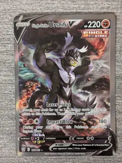 Pokemon TCG Single Strike Urshifu V 151/163 Ultra Rare Holo - OC64 - Image 1