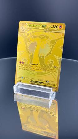Mega Charizard X EX - Pokemon Phantasmal Flames 130/94 - Gold MHR 2025 - Image 2