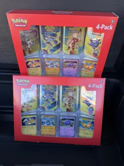 Pokemon TCG Scarlet & Violet 151 Mini Tin 4-Pack Sam’s Club Sealed SET OF TWO - Image 1