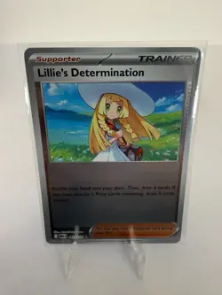 Lillie's Determination 119/132 Reverse Holo Pokemon Mega Evolution - Image 1