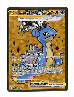 NM-Mint Lapras ex - SVP164 - SVP Black Star Promos Pokemon SV Black Star Promos - Image 1