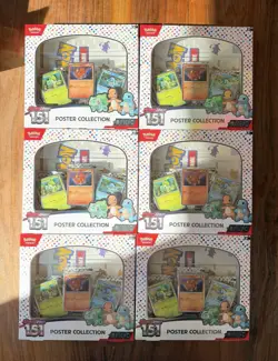Case of 6 Pokemon TCG Scarlet & Violet 151 Poster Collection Boxes - Sealed Lot - Image 3