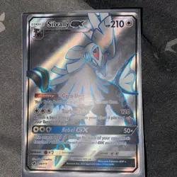 Pokemon TCG Silvally GX Hidden Fates SV79/SV94 Holo Full Art Ultra Rare - Image 1