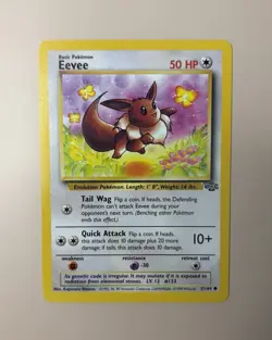 Eevee 51/64 - Pokemon Jungle Unlimited Common NM/LP🔥🔥 - Image 1