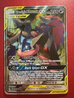 Pokemon - Greninja & Zoroark GX - Unbroken Bonds 201/214 - LP - TCG - Image 1