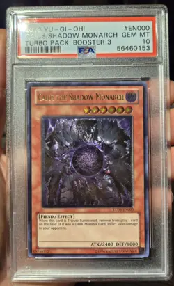 PSA 10 Caius The Shadow Monarch TU03-EN000 Ultimate Rare Yugioh Yu-Gi-Oh - Image 1