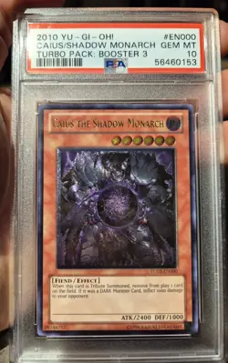 PSA 10 Caius The Shadow Monarch TU03-EN000 Ultimate Rare Yugioh Yu-Gi-Oh - Image 4