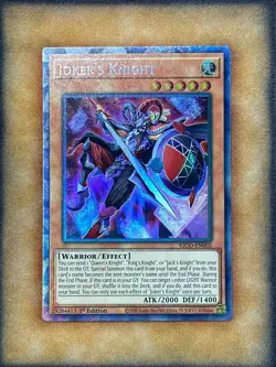 Yugioh Joker’s Knight KICO-EN002 Collector Rare 1st Ed NM - Image 1