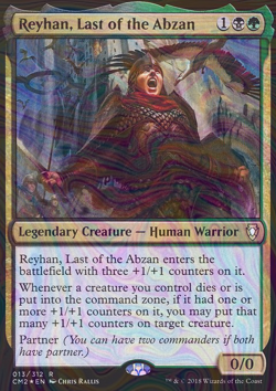 Foil Reyhan, Last of the Abzan - Commander Anthology Volume II | MTG Card - Image 3