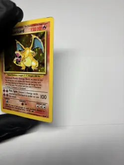 Pokemon TCG Charizard Base Set Unlimited Holo Rare Card 4/102 - Image 4