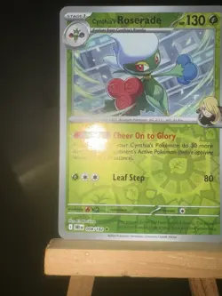 CYNTHIA’S ROSERADE 8/182 Destined Rivals NM Reverse Holo Rare Pokemon TCG Card - Image 5