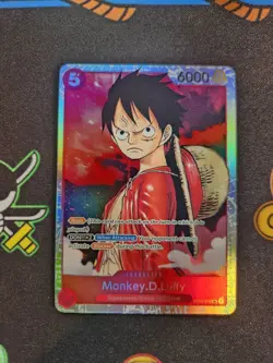 EXACT CARD PICTURED Monkey Luffy ST01-012 One Piece TCG Straw Hat Deck Eng Foil - Image 1