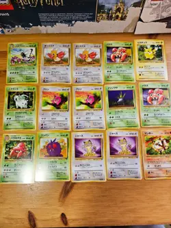 Lot Of 34 Japanese Pokemon Pocket Monster Cards - Image 1