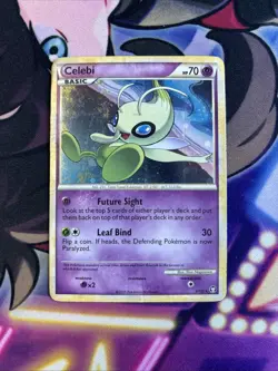 Celebi - 3/102 - Holo Rare Triumphant HGSS Set TCG - Pokemon Card - HP - Image 1