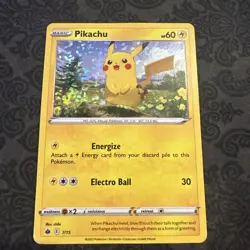 Pikachu 7/15 McDonalds Promo Holo Pokemon Trading Card Game - Image 1