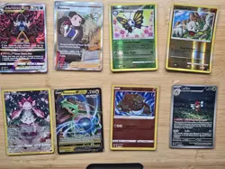 Pokemon Card Lot of 8 Cards Samurott, Fiancee, Rayquaza, Heatran - Image 1