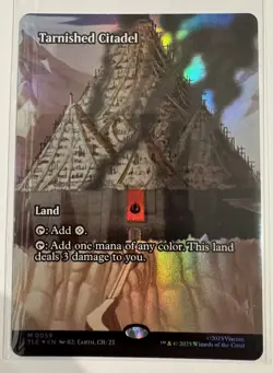 Tarnished Citadel (Borderless) Foil Avatar (TLA) Eternal-Legal Magic MTG NM - Image 1