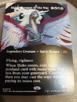 Shiko, Paragon of the Way (Borderless) Tarkir: Dragonstorm Regular - Image 1