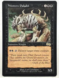 Western Paladin LP* Urza's Saga ENGLISH 168/350 mtg -UnltdCards - Image 1