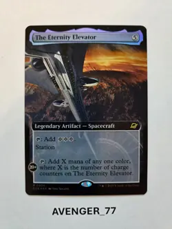 Magic MTG #0354 The Eternity Elevator FOIL Edge of Eternities Extended Art NM - Image 1