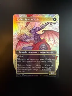 MTG Final Fantasy English Kefka, Court Mage Borderless 0322 Foil - Image 2