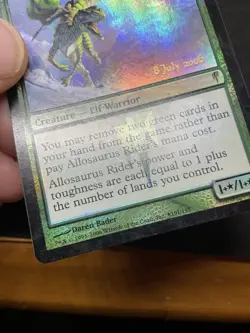 MTG Allosaurus Rider (Prerelease Foil) | Coldsnap Promo MP 101 - Image 5