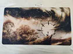 !!NEW!! MTG Seb McKinnon Harness Infinity Stitched Playmat Signed Kickstarter - Image 2