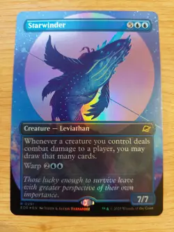 Starwinder (Borderless) - 0291 (Edge of Eternities) - Near Mint NM - Foil - Image 1