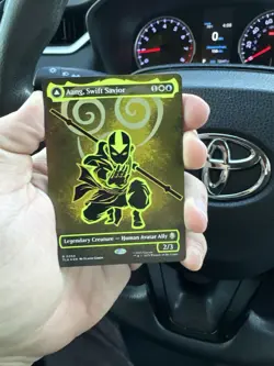 Aang, Swift Savior (Borderless) (Neon Ink Foil) Avatar: The Last Airbender Foil - Image 1