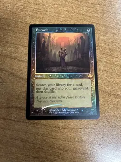 Entomb (Retro Frame) Dominaria Remastered Foil NM-M Unplayed MTG - Image 1