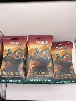 (23) MTG The Lord of The Rings Tales of Middle-Earth Draft Booster Packs* 195166205274 - Image 2