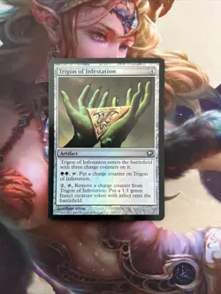 FOIL Trigon of Infestation x1 Scars of Mirrodin 1x Magic the Gathering Mint/NM - Image 1