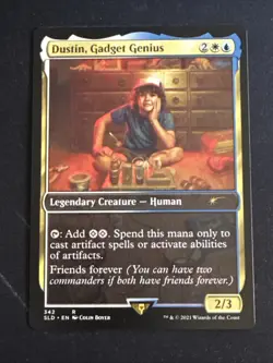 1x Dustin, Gadget Genius (342) Secret Lair Drop Series LP MTG Magic x1 MKE - Image 1