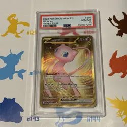 2023 POKEMON MEW EN-151 #205 MEW EX HYPER RARE PSA 10 - Image 1