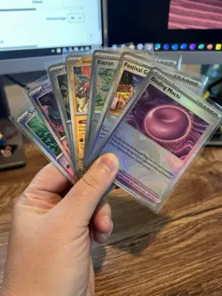 Pokemon TCG Prismatic Evolutions Poke Ball Pattern Lot of 7 - Image 1