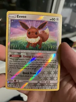 2017 Sun & Moon Eevee Reverse Holo Basic/Common #101 Holo - Image 1