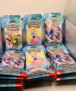 Lot of 40- Pokemon TCG: Scarlet & Violet Journey Together Sleeved Booster Pack - Image 1