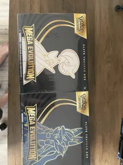 Pokemon Mega Evolution (ME01) Elite Trainer Box ETB Set of 2 New Sealed - Image 1