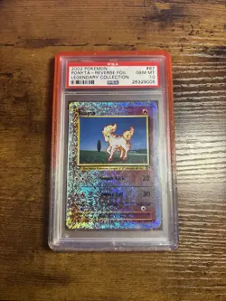 2002 Pokemon Legendary Collection Ponyta Reverse Holo Foil Psa 10 - Image 1