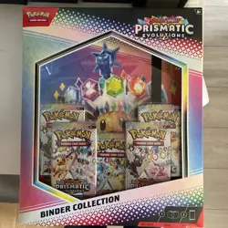 Pokemon Scarlet & Violet Prismatic Evolutions Binder Collection - Sealed art set - Image 1